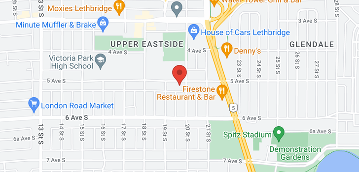 map of 1916 5 Avenue S